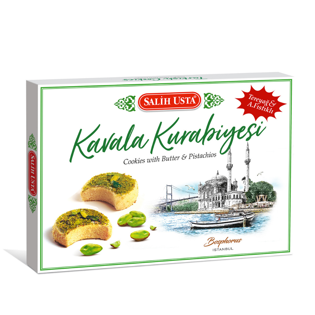 Salih Usta Antep Fıstıklı Kavala Kurabiyesi 150g